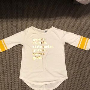 Old navy— crop sleeve long sleeve